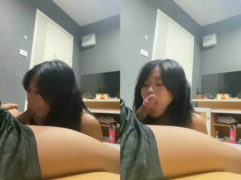Em mê mút cục thịt đến mức ho sặc sụ p1